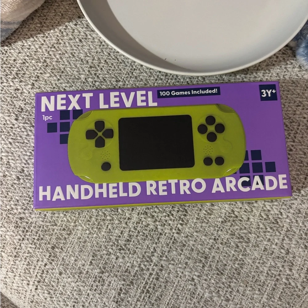 Adore Handheld Retro Arcade‎ - Lime Green and Purple